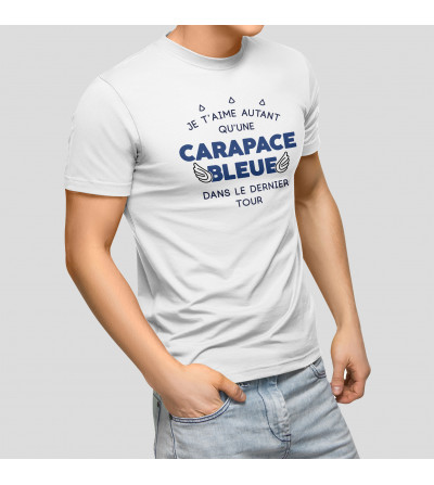 T-shirt Homme - Carapace Bleue