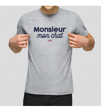T-shirt Homme - Monsieur mon chat