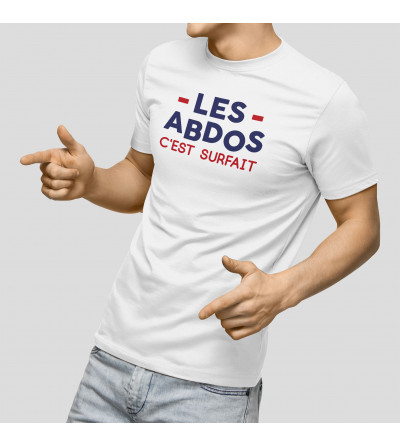 T-shirt Homme - Les Abdos c'est surfait