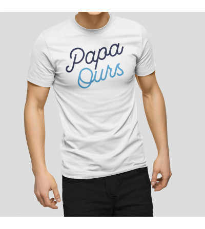 T-shirt Homme - Papa Ours