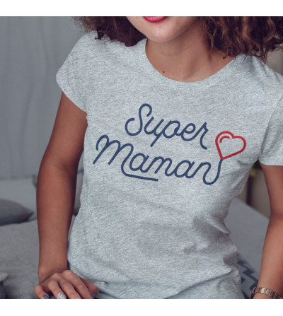 T shirt Femme - Super maman