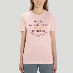 T-shirt Femme - Je jure solennellement