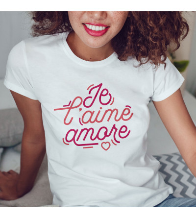 T-shirt Femme - Je l'aime Amore