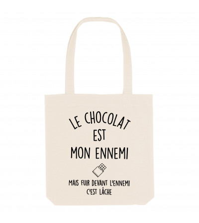 Tote Bag - Le chocolat est mon ennemi