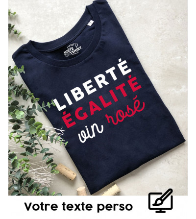 T-shirt Personnalisé - Liberté Égalité