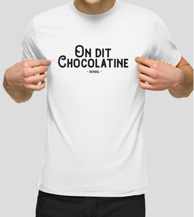 T-shirt Homme - On dit Chocolatine