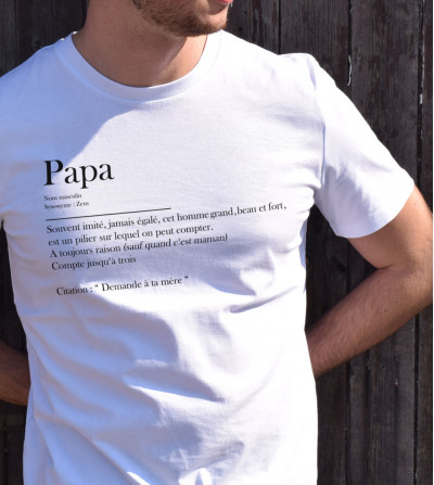 T-shirt Homme - Définition Papa