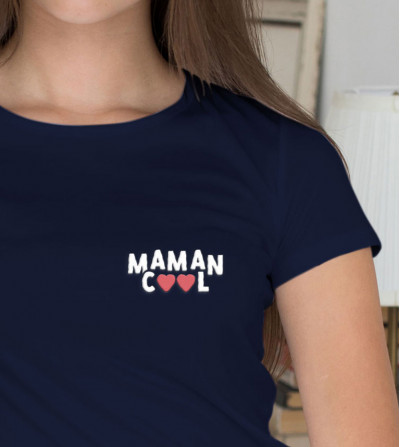 T-shirt brodé - Maman Cool