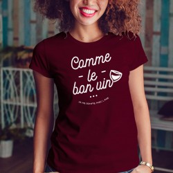 T-shirt Femme - Comme le bon vin