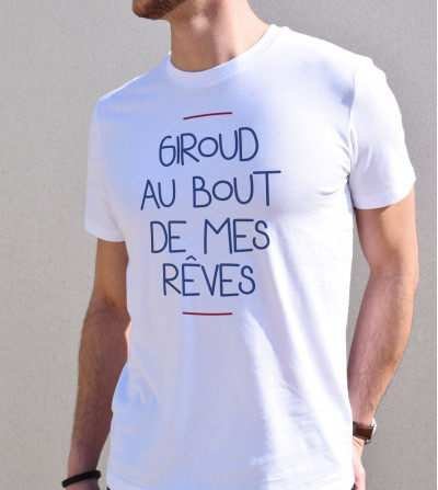T-shirt homme - Giroud au bout de mes rêves