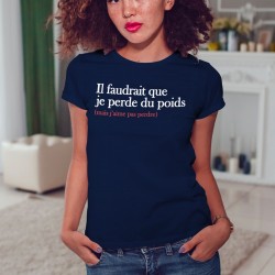 T-shirt Femme - J'aime pas perdre