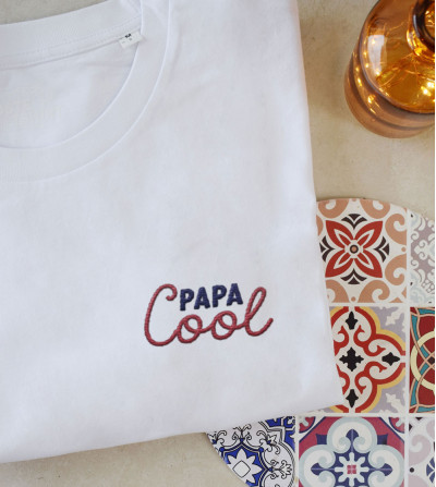 T-shirt Brodé - Papa Cool