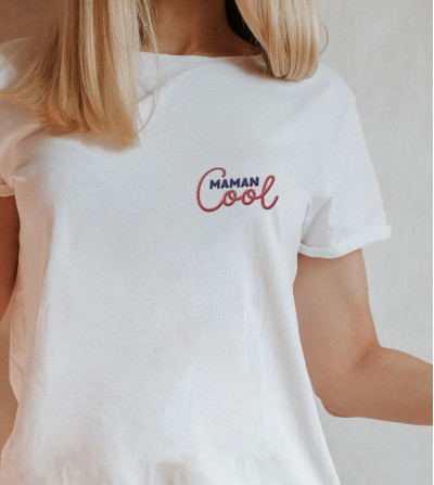 T-shirt Brodé - Maman Cool