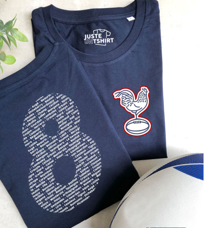 T-shirt Rugby - Équipe de France - n°8