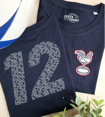 T-shirt Rugby - Équipe de France - n°12