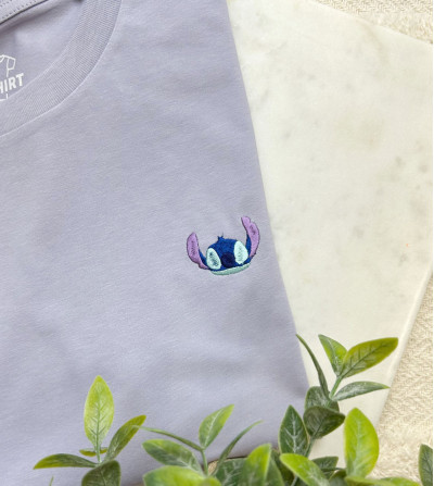 T-shirt brodé - Stitch
