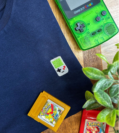 T-shirt Enfant - Brodé Game Boy