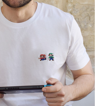 T-shirt brodé - Mario