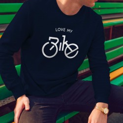Sweat-shirt Homme - Love my bike