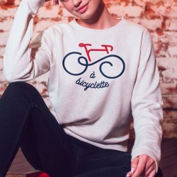 Sweat-shirt Femme - À Bicylette